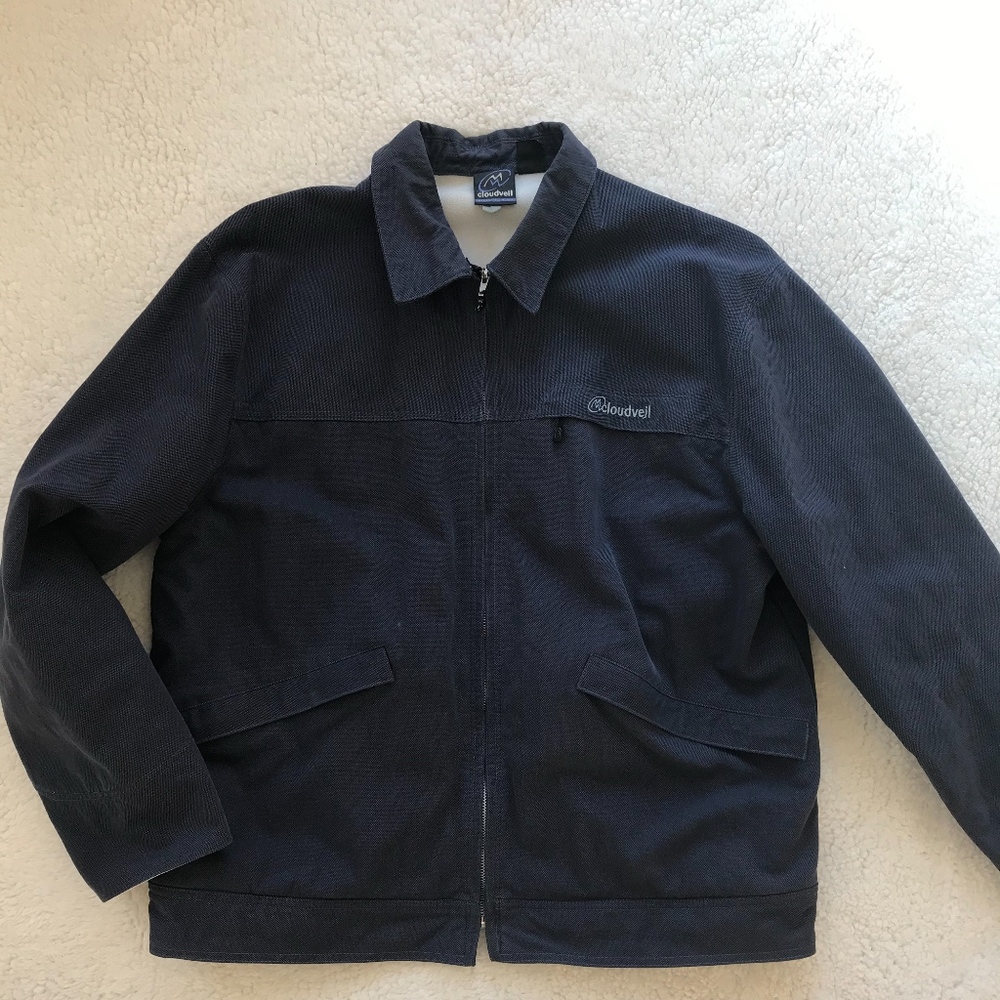 Cloudveil NavyBlue Classic Canvas Coat